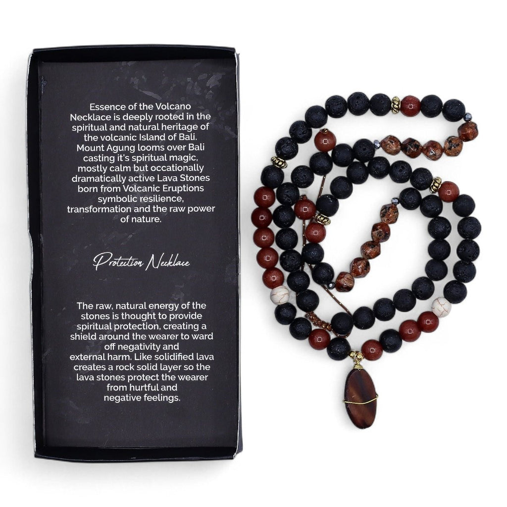 Essence of the Volcano Necklace - ProtectionEssence of the Volcano NecklacesHeart Notes