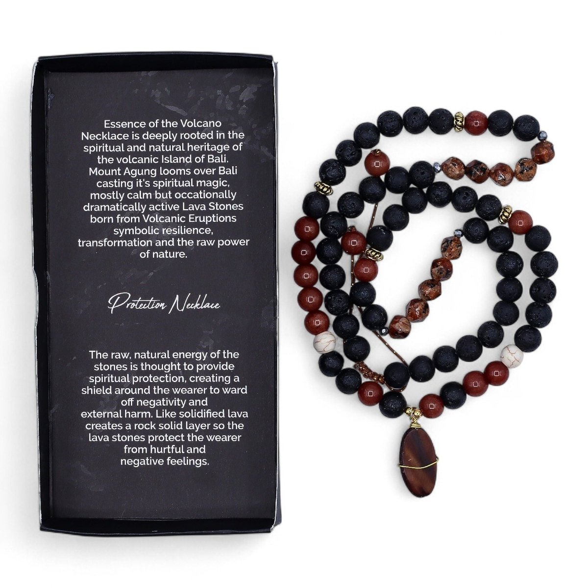 Essence of the Volcano Necklace - ProtectionEssence of the Volcano NecklacesHeart Notes