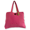 Jute & Cotton Reversible Big Bag - PinkJute & Cotton Reversible Big BagsHeart Notes