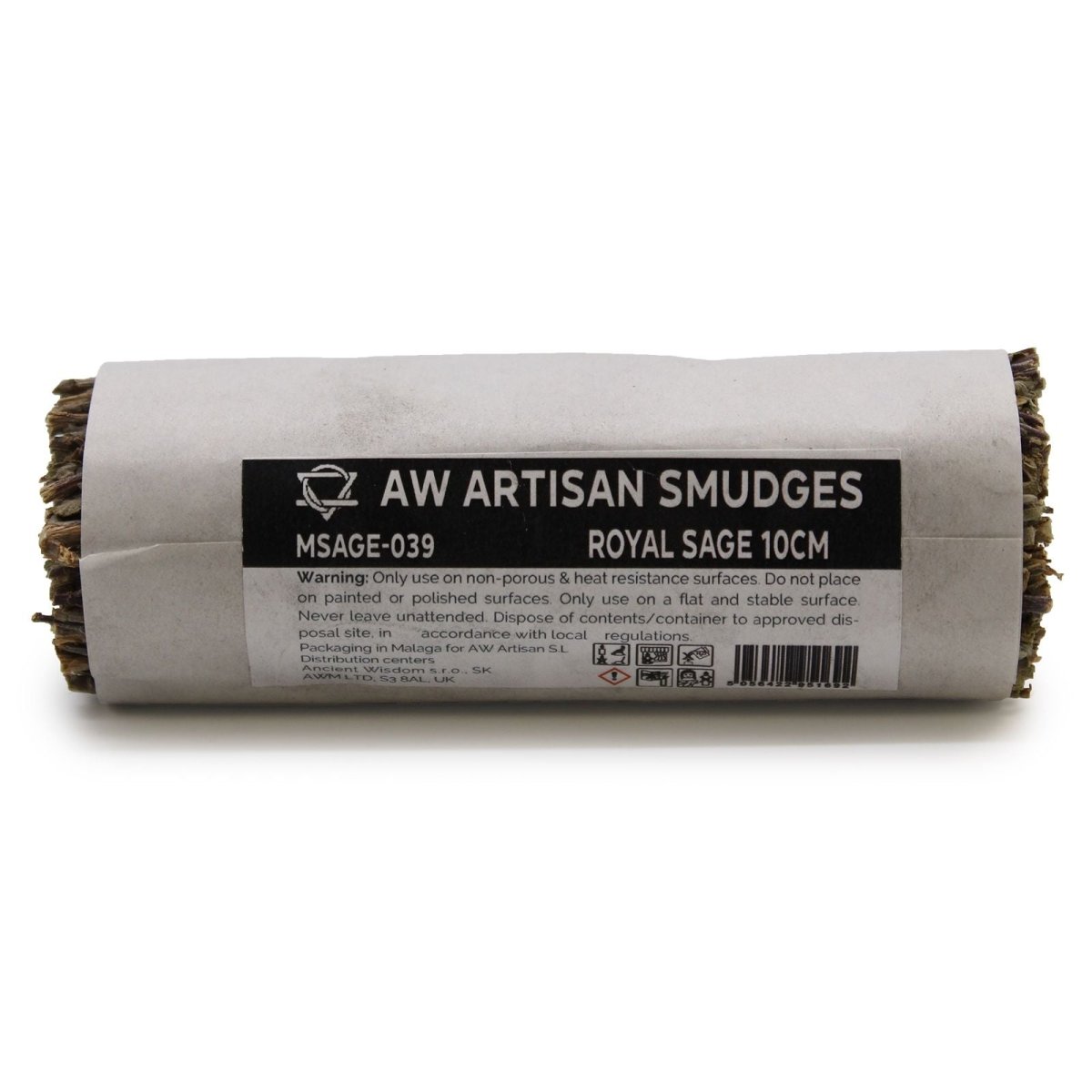 Smudge Stick - Royal Sage 10cmSmudge Sticks - individually wrappedHeart Notes