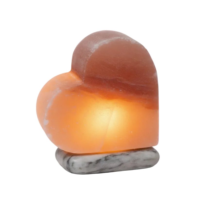 Multicolour Himalayan Salt Lamp Heart ShapedQuality Himalayan Salt Lamps & Candle HoldersHeart Notes