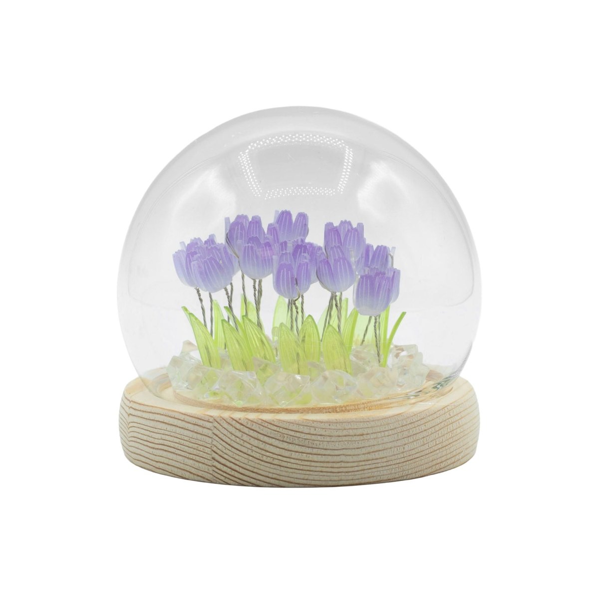 Floral Glow Garden Dome - 20 Tulips - LED USBFloral Glow Garden DomeHeart Notes