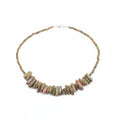 Longstone Gem Necklace - UnakiteLongstone Gem NecklacesHeart Notes
