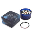 Zodiac Crystal Candle with Gemstone Bracelet - VirgoZodiac Crystal Candles with Gemstone BraceletHeart Notes