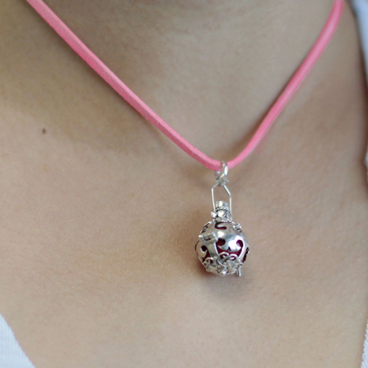 Silver Angel Bell - Seduction - 16mm925 Silver Angel BellsHeart Notes