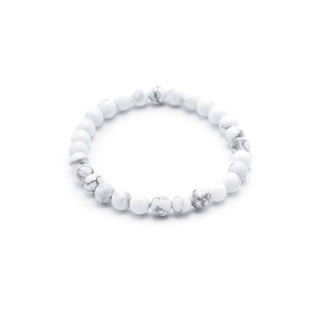 Gemstone Manifestation Bracelet - White Jasper - PeaceGemstone Bracelets for ManifestationHeart Notes