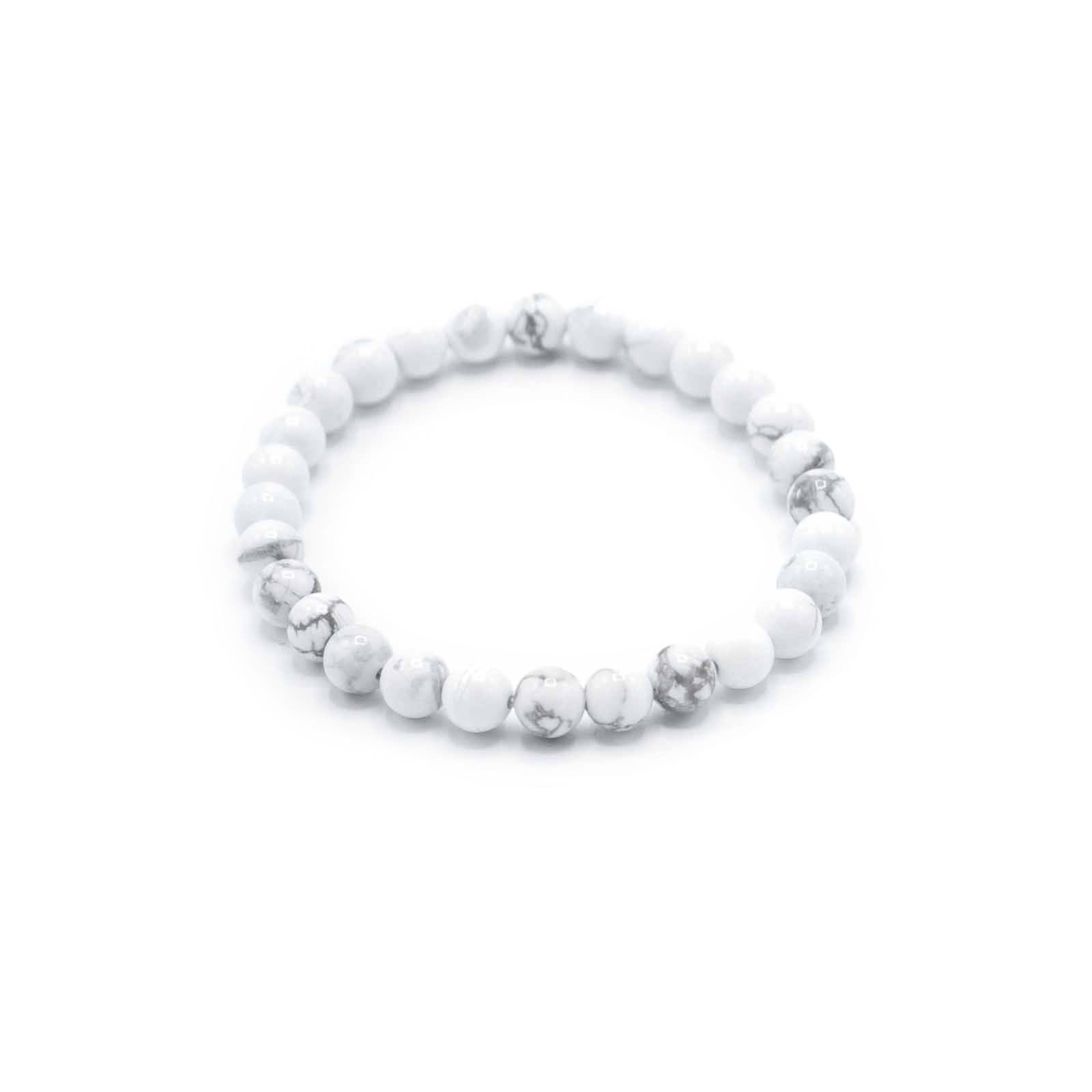 Gemstone Manifestation Bracelet - White Jasper - PeaceGemstone Bracelets for ManifestationHeart Notes