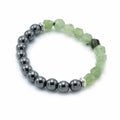Faceted Gemstone Bracelet - Magnetic JadeFaceted Gemstone BraceletsHeart Notes