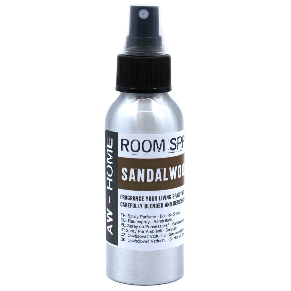 100ml Room Spray - SandalwoodAW - Home Room Sprays 100mlHeart Notes