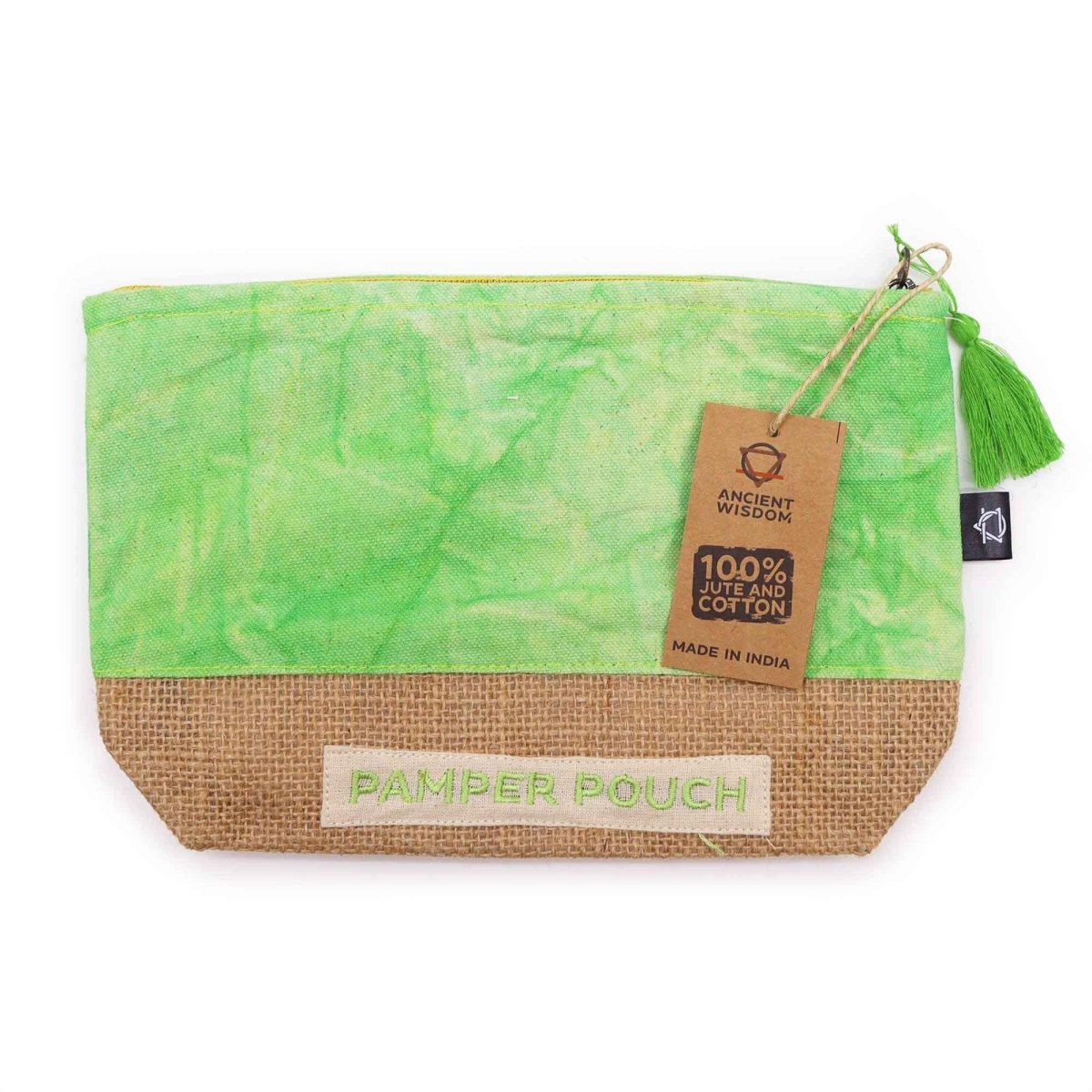 Pamper Pouch - Mother Earth Green - StonewashPamper PouchesHeart Notes