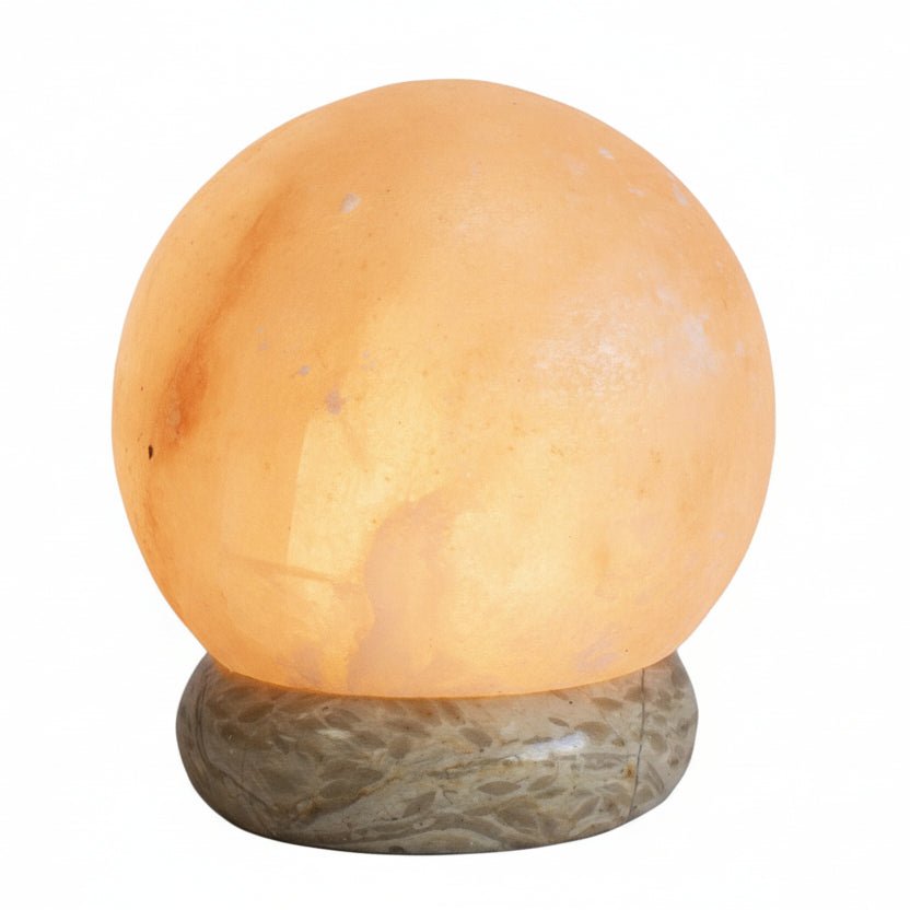 Multicolour Himalayan Salt Lamp Ball ShapedQuality Himalayan Salt Lamps & Candle HoldersHeart Notes