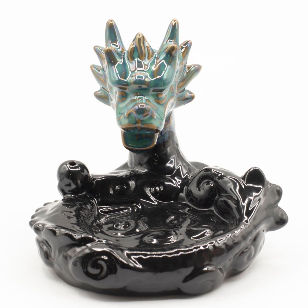Backflow Incense Burner - Large Dragon PoolBackflow Incense BurnerHeart Notes