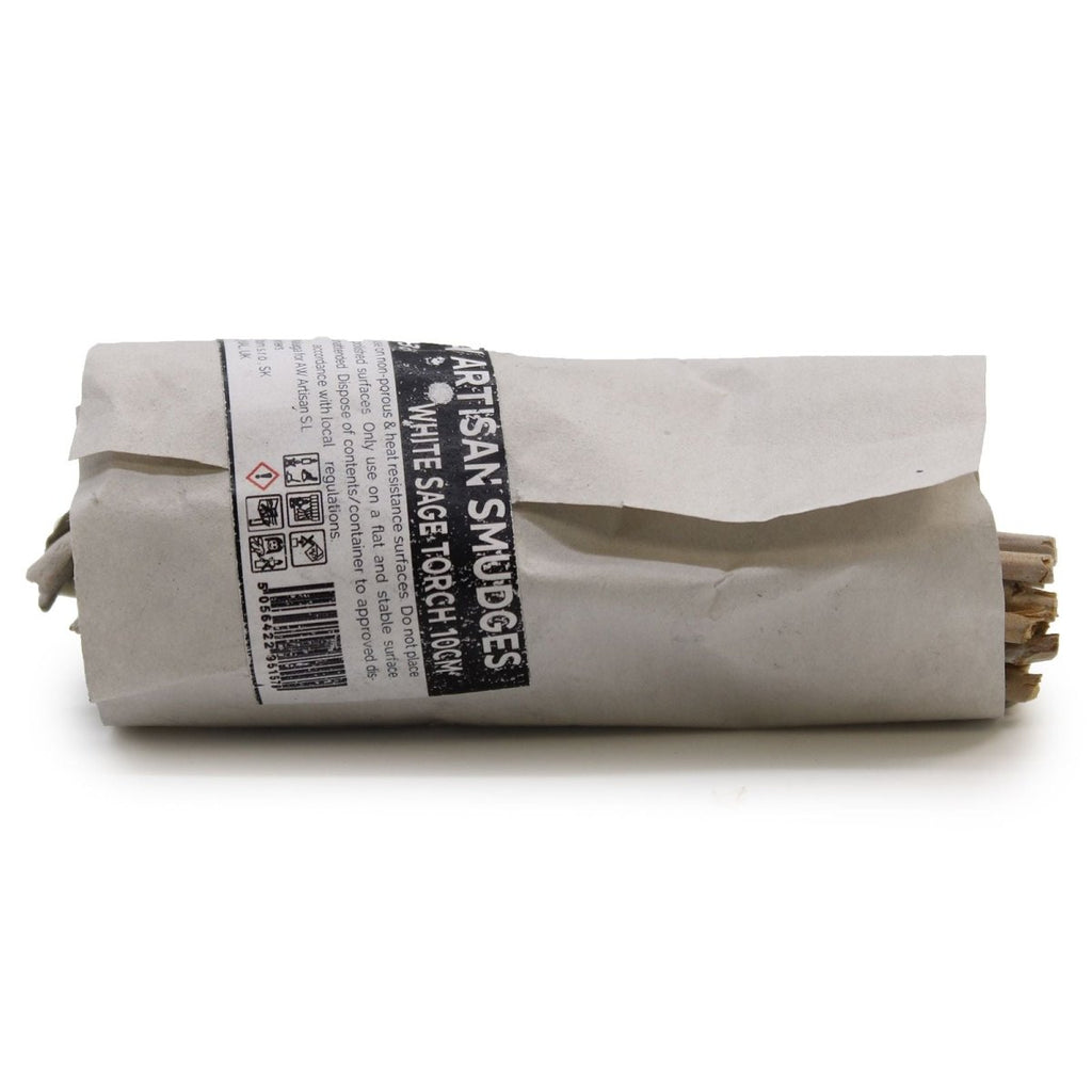 Smudge Stick - White Sage Torch 10cmSmudge Sticks - individually wrappedHeart Notes