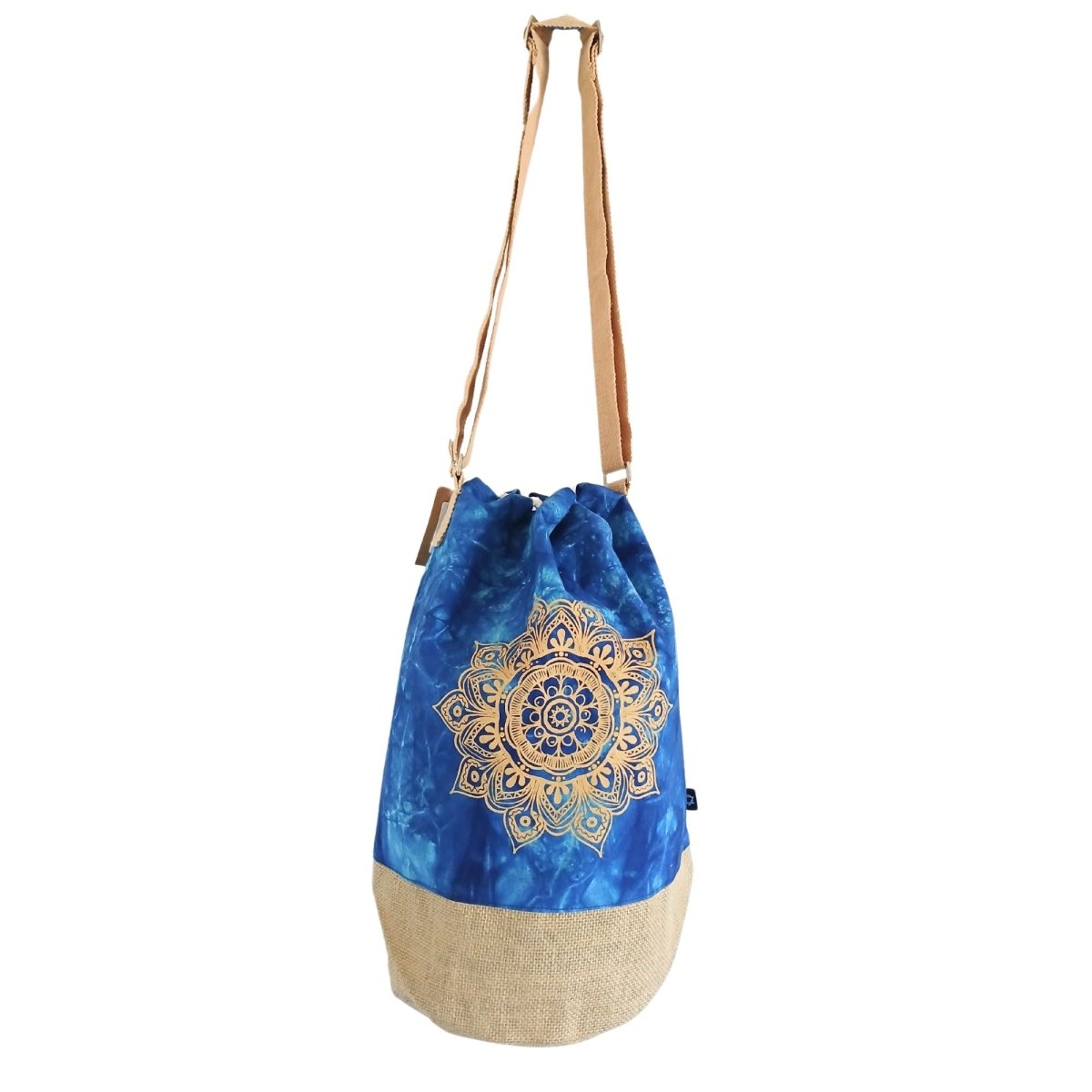 All Natural Backpack - Blue Stonewash - MandalaAll Natural BackpacksHeart Notes