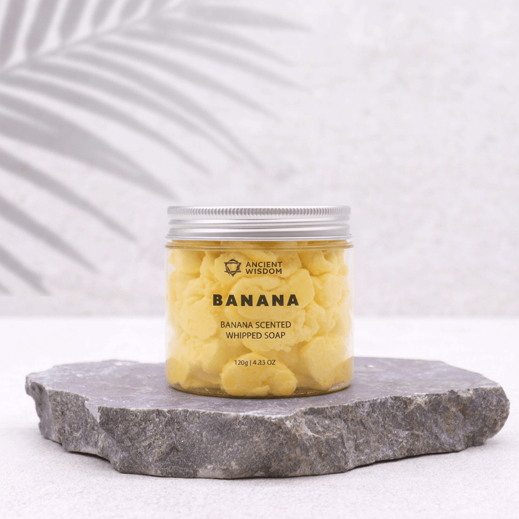 Banana Whipped Soap 120gWhipped SoapHeart Notes