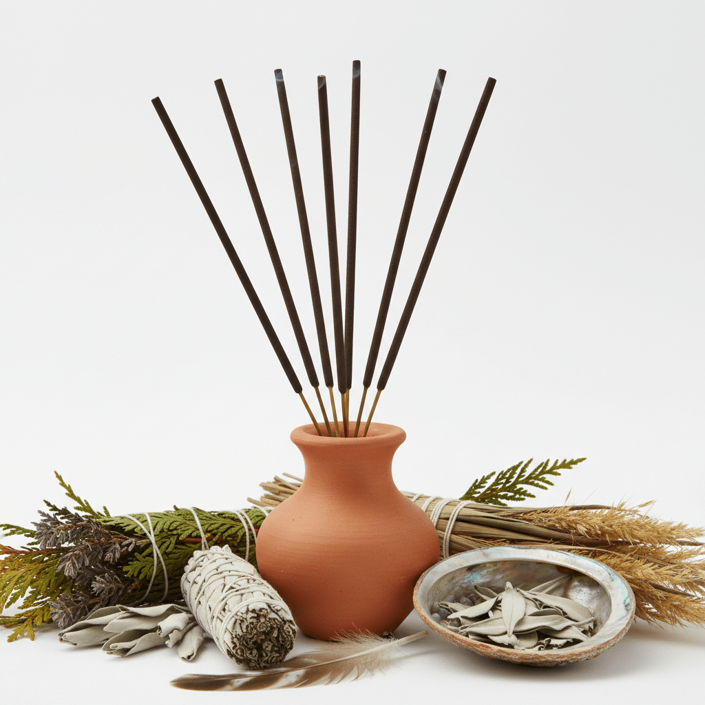 Banjara Tribal Smudge Incense - White SageBanjara Tribal Smudge Incense SticksHeart Notes