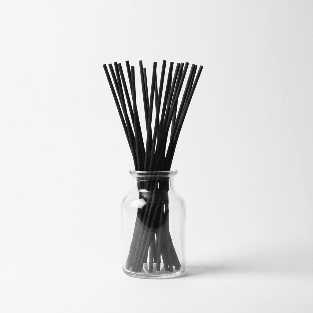 Black Reed Diffuser Sticks - 25cm x 3mm - 500gBulk Reed Diffuser ReedsHeart Notes