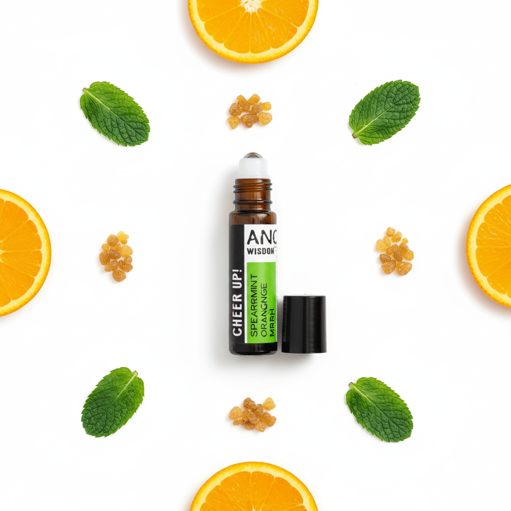 10ml Roll On Essential Oil Blend - Cheer Up!Roll - On Essential Oil BlendsHeart Notes