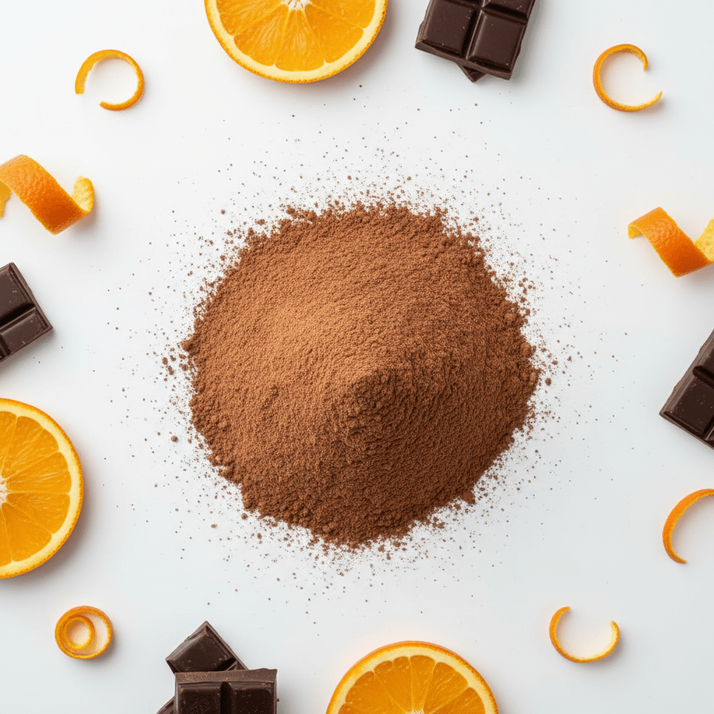Chocolate & Orange Bath Dust 190gBath Dust - 190gHeart Notes