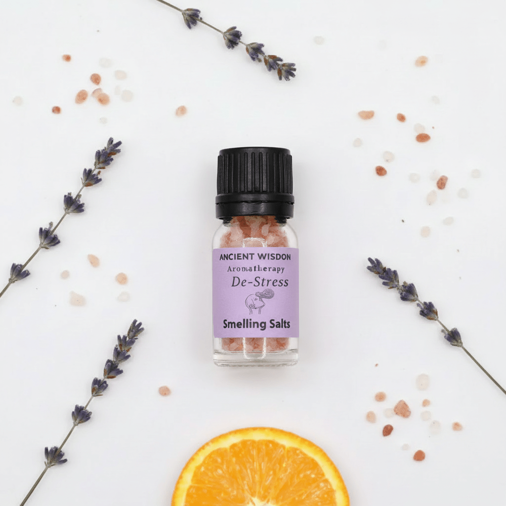 De - Stress Aromatherapy Smelling SaltAromatherapy Smelling SaltsHeart Notes