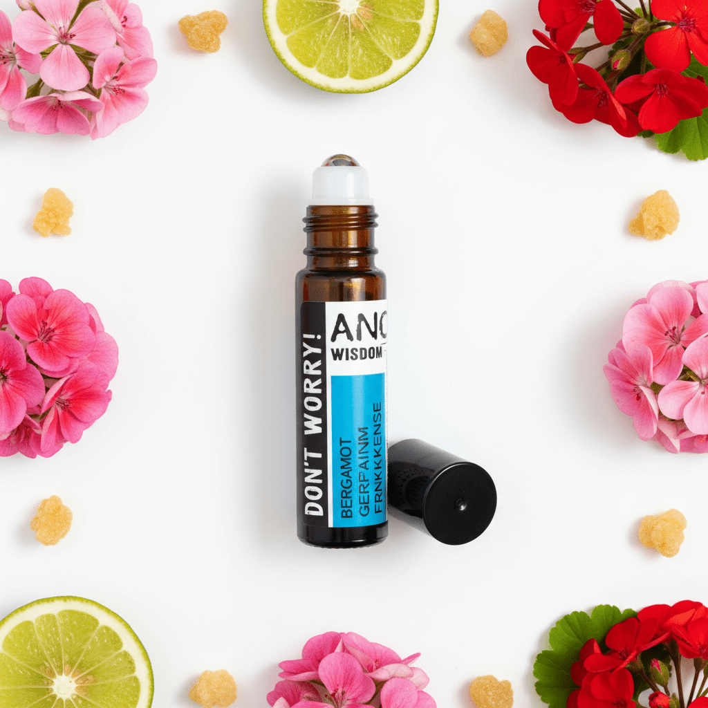 10ml Roll On Essential Oil Blend - Don't Worry!Roll - On Essential Oil BlendsHeart Notes
