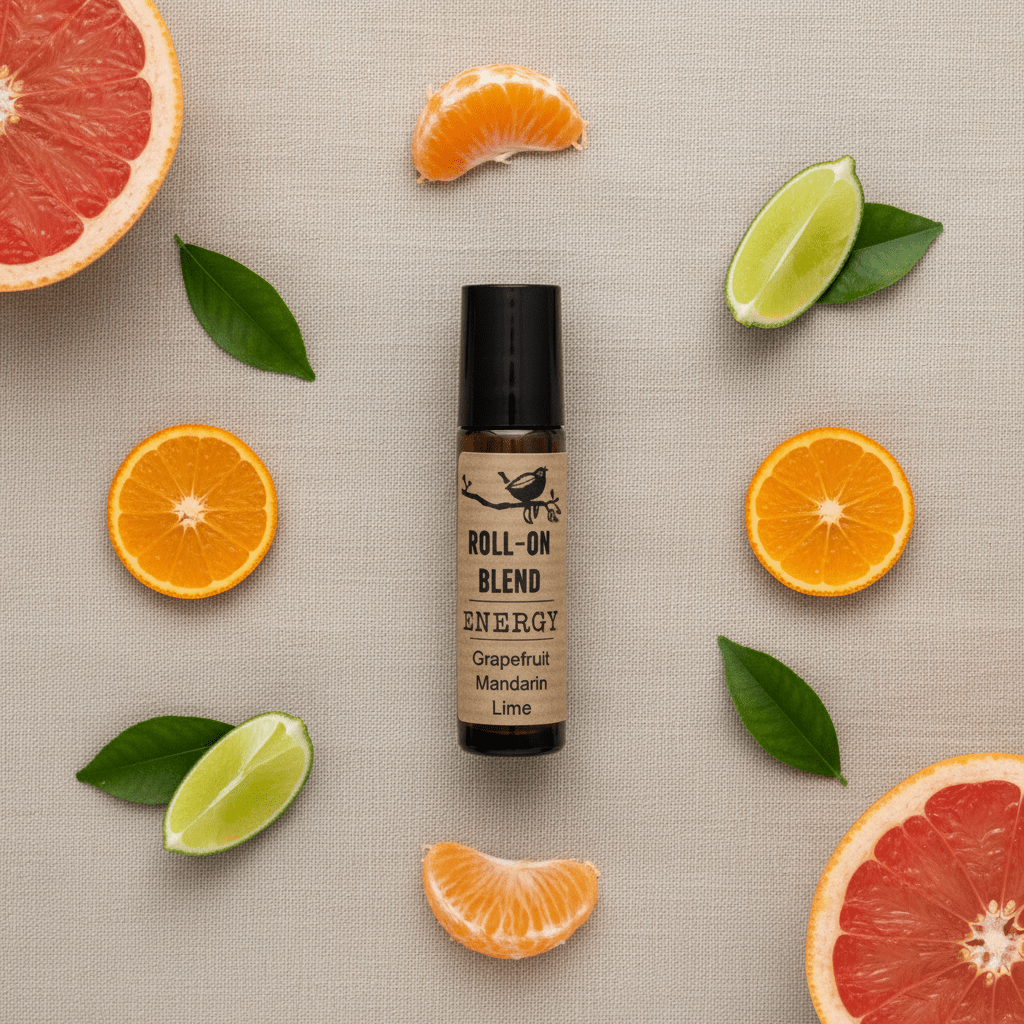 Agnes + Cat Roll On Essential Oil Blend - ENERGYAgnes + Cat Essential Oil Roll - On BlendsHeart Notes