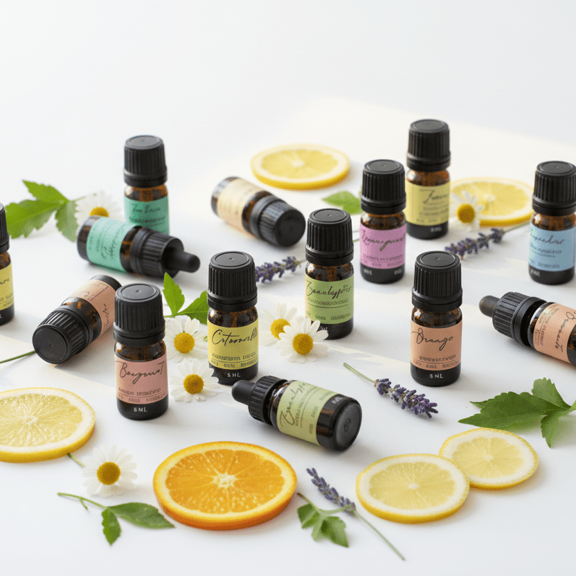Aromatherapy Essential Oil Set - SummerAromatherapy Essential Oil SetHeart Notes