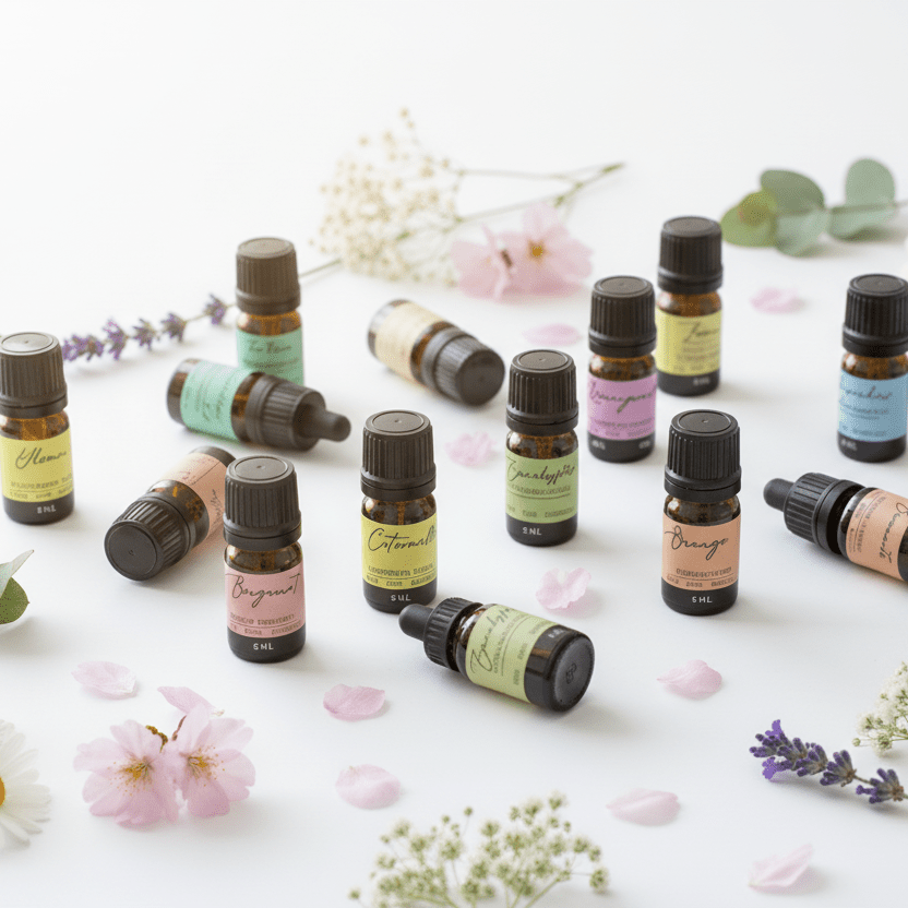 Aromatherapy Essential Oil Set - SpringAromatherapy Essential Oil SetHeart Notes