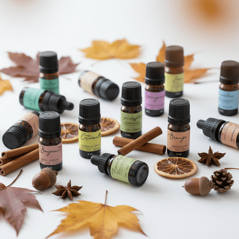 Aromatherapy Essential Oil Set - Autumn SetAromatherapy Essential Oil SetHeart Notes