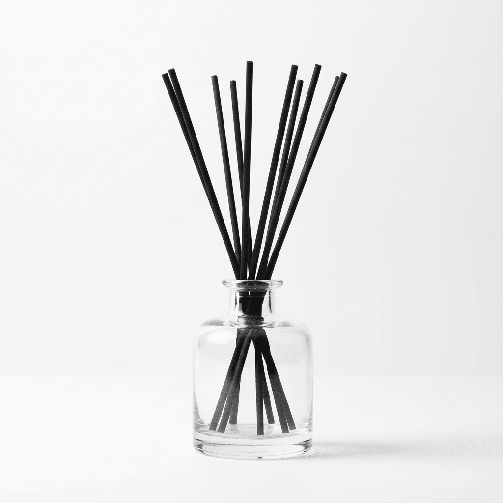 Pack of 3mm Fibre Black Reed Diffuser Sticks - Approx 100 SticksBulk Reed Diffuser ReedsHeart Notes