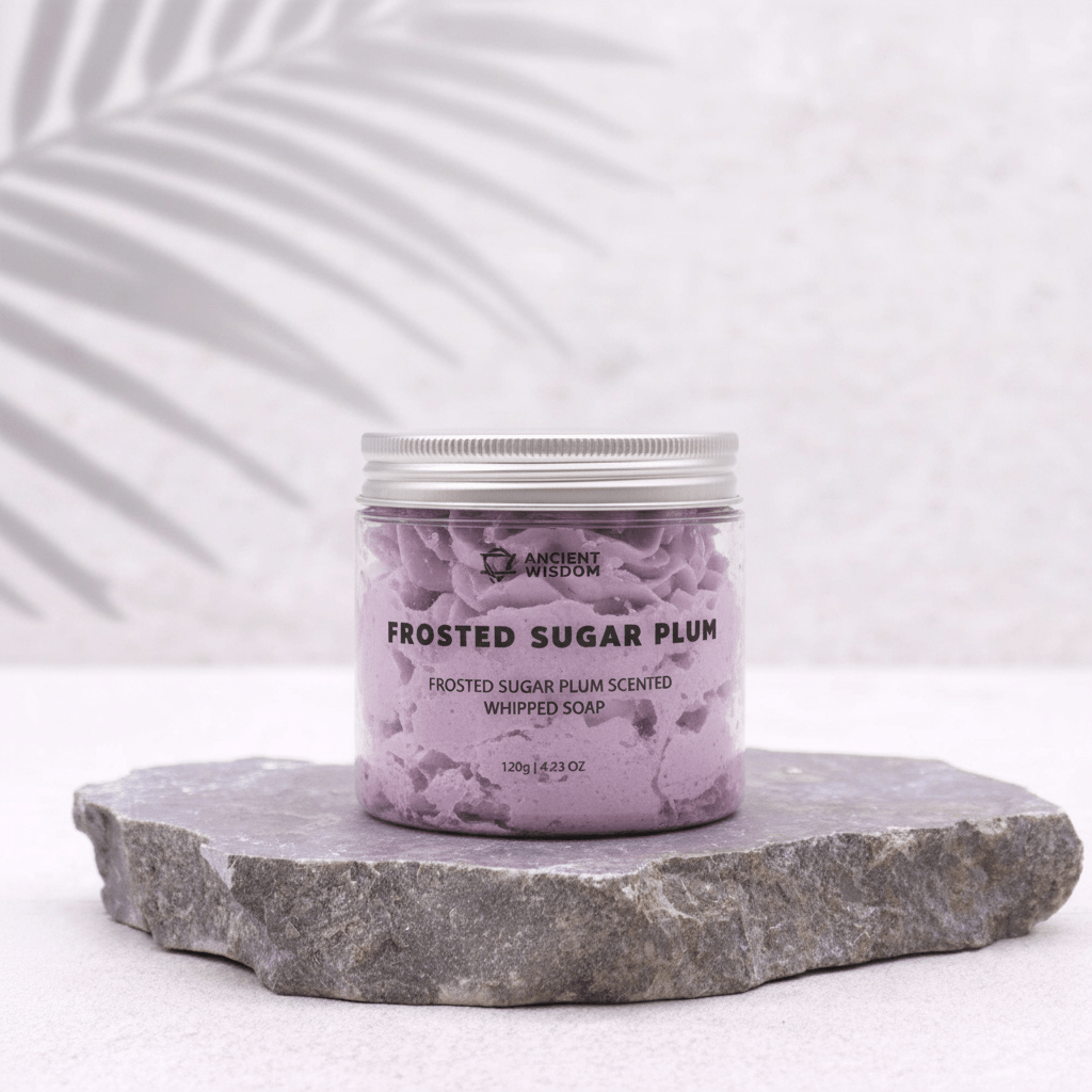 Frosted Sugar Plum Whipped Soap 120gWhipped SoapHeart Notes