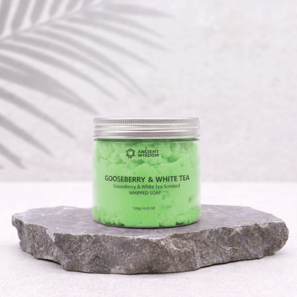 Gooseberry & White Tea Whipped Soap 120gWhipped SoapHeart Notes