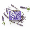 Handcrafted Soap Slice 100g - LavenderHandmade Soap Loaves 1.2KgHeart Notes