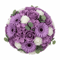 Bouquet Petite Basket - Soft LavenderPetite Soap Flower BouquetsHeart Notes