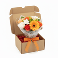 Boxed Hand Soap Flower Bouquet - OrangeSoap Flower BouquetsHeart Notes
