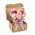 Boxed Hand Soap Flower Bouquet - PinkSoap Flower BouquetsHeart Notes