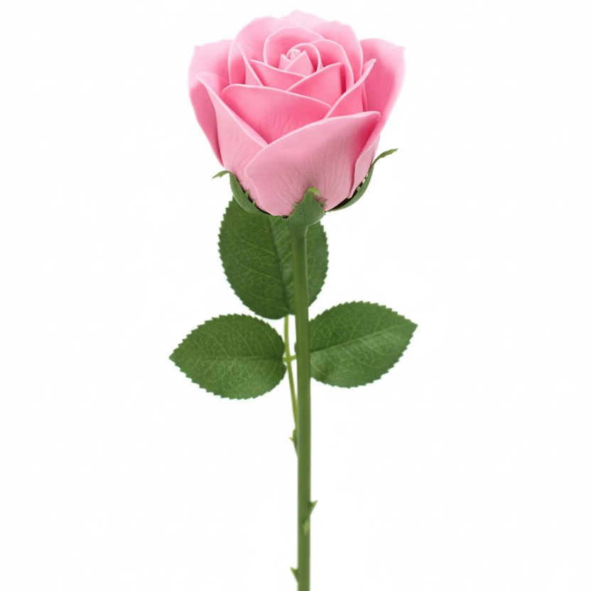 Single Rose - Pink RoseLuxury Soap FlowersHeart Notes