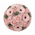 Bouquet Petite Basket - Peaceful PinkPetite Soap Flower BouquetsHeart Notes