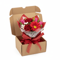 Boxed Hand Soap Flower Bouquet - RedSoap Flower BouquetsHeart Notes