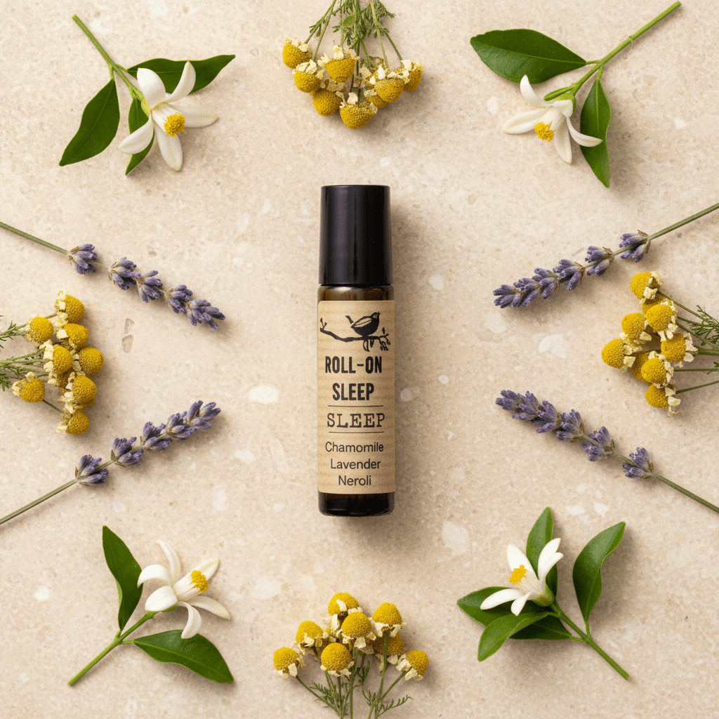 Agnes + Cat Roll On Essential Oil Blend - SLEEPAgnes + Cat Essential Oil Roll - On BlendsHeart Notes