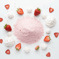 Strawberry Pavlova Bath Dust 190gBath Dust - 190gHeart Notes