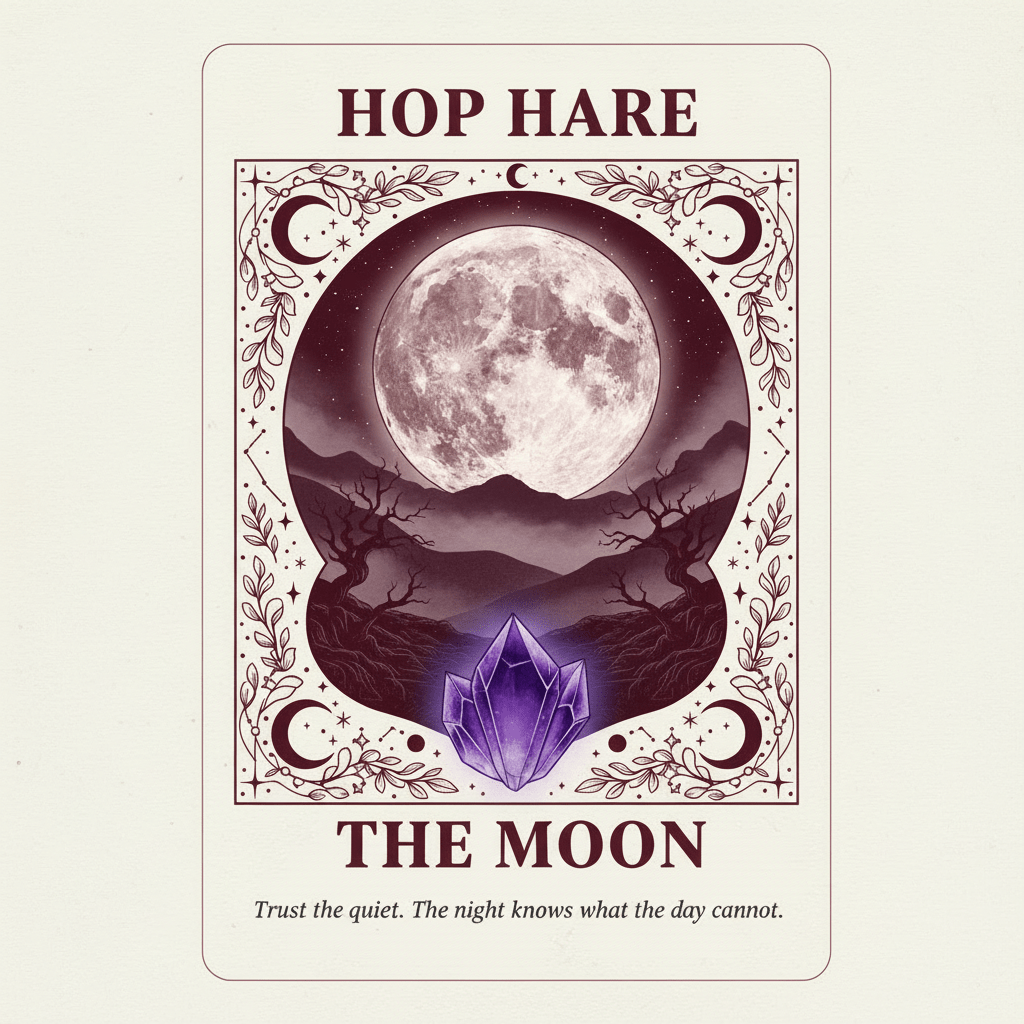 HH Tarot Roll On - The MoonHop Hare Essential Oil Gemstone Roll OnHeart Notes