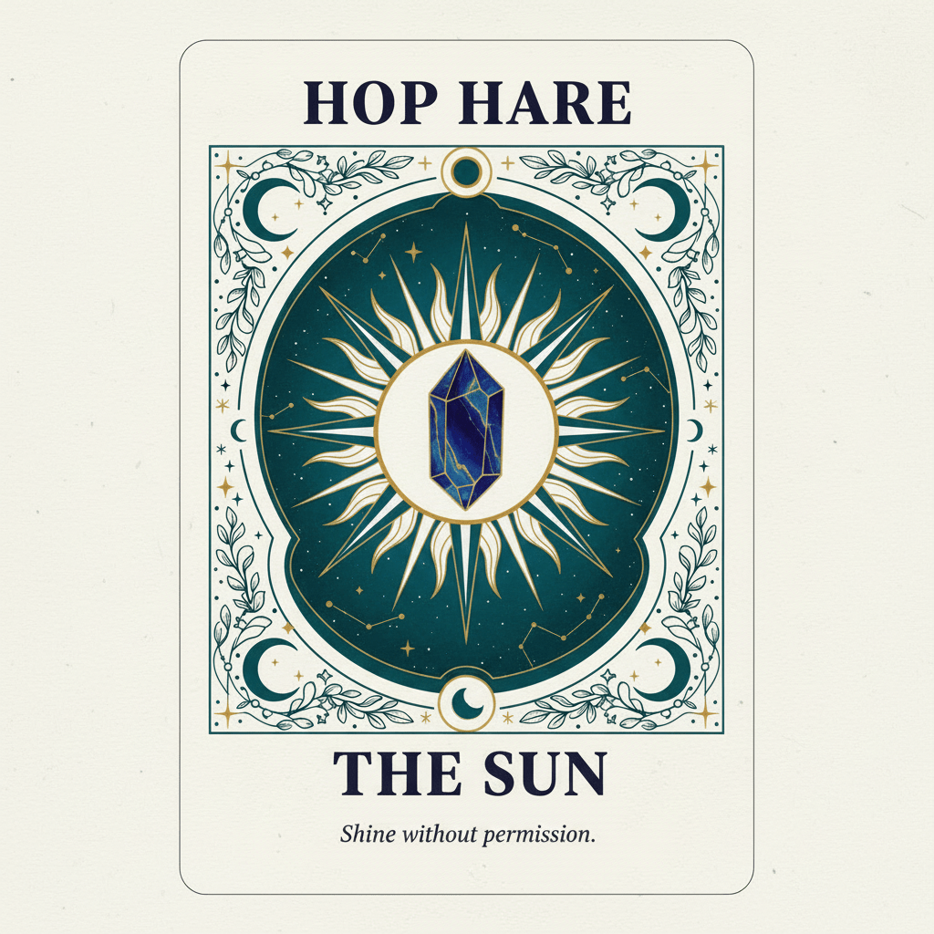 HH Tarot Roll On - The SunHop Hare Essential Oil Gemstone Roll OnHeart Notes