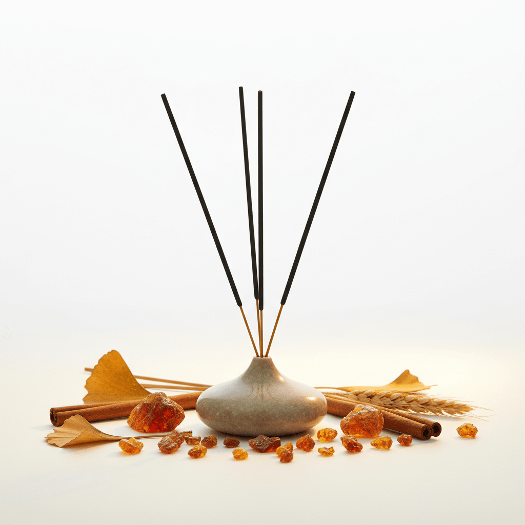 Vedic - Incense Sticks - AmberBox of 12 Vedic Incense Sticks - 15gHeart Notes