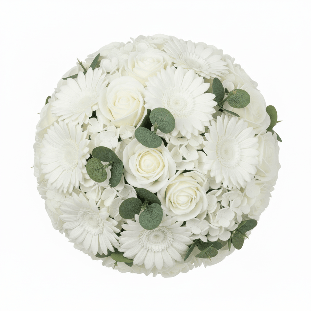 Bouquet Petite Basket - Pastel GreenPetite Soap Flower BouquetsHeart Notes