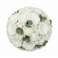 Bouquet Petite Basket - Pastel GreenPetite Soap Flower BouquetsHeart Notes
