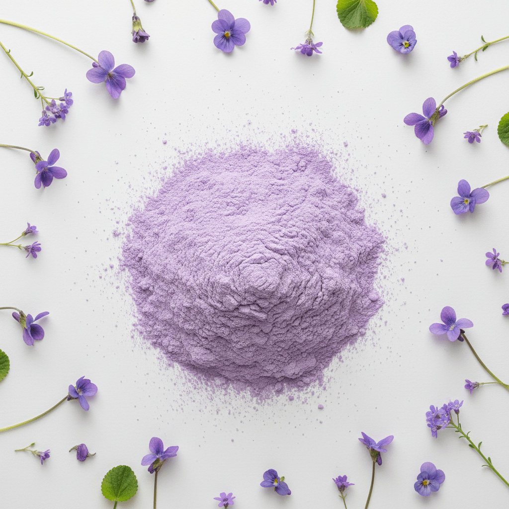 Yorkshire Violet Bath Dust 190gBath Dust - 190gHeart Notes