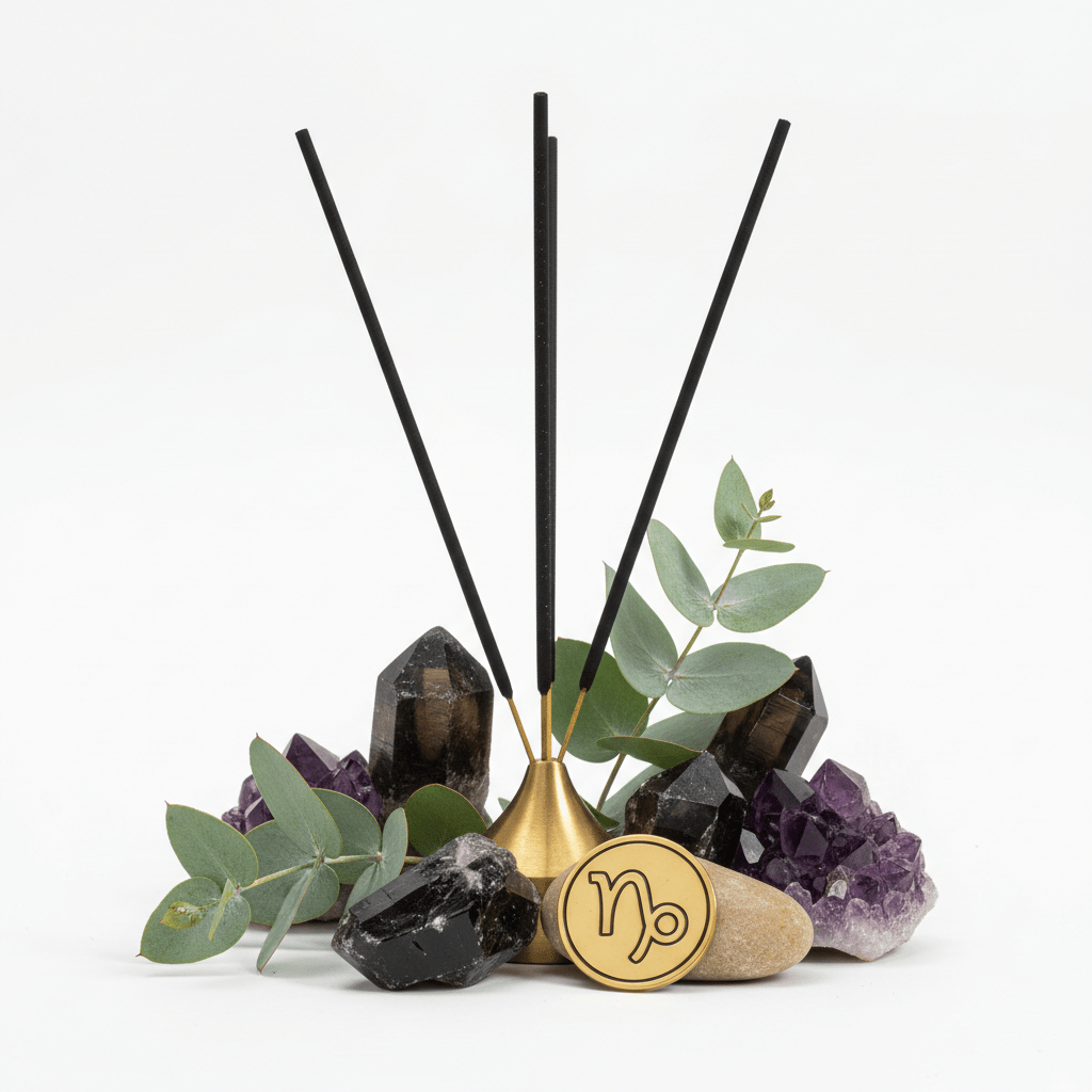 Eucalyptus Zodiac Gemstone Crystal Incense - CapricornZodiac Crystal Scents IncenseHeart Notes